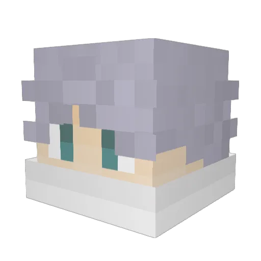 Jhos33 Minecraft avatar head, 3D render