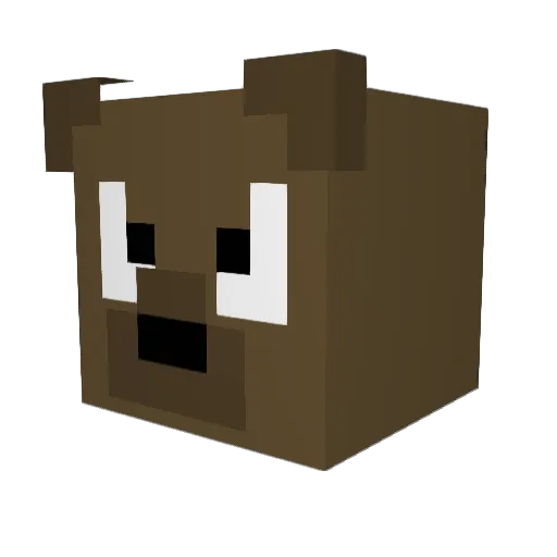 Jhosep_c Minecraft avatar head, 3D render