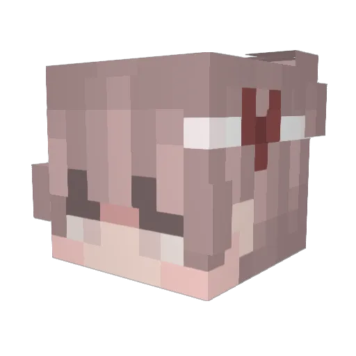 Jhoyner Minecraft avatar head, 3D render