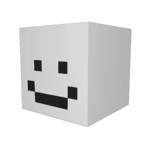 Jhroh Minecraft avatar head, 3D render