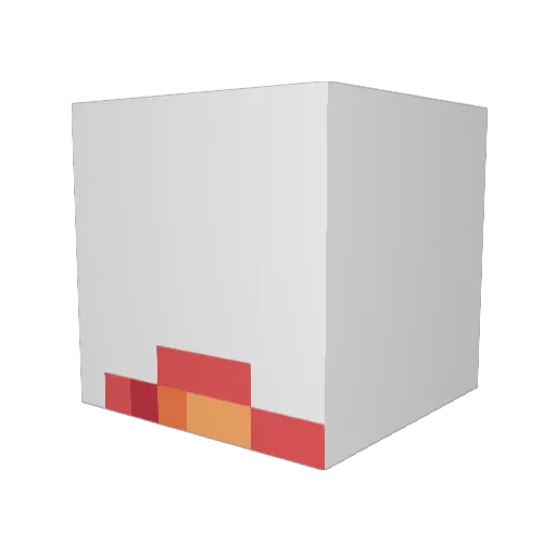 JiSuO_O Minecraft avatar head, 3D render