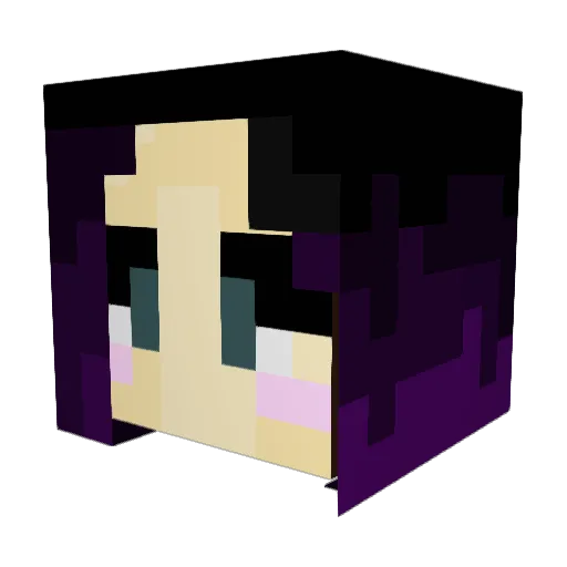 JianGaming Minecraft avatar head, 3D render