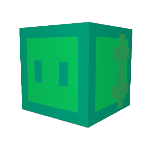 JiangShuWan Minecraft avatar head, 3D render