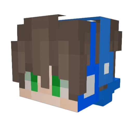 Jiang_Nn Minecraft avatar head, 3D render