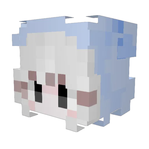 Jiangtang932 Minecraft avatar head, 3D render