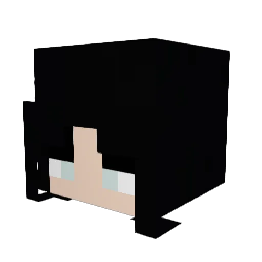 Jias_comet Minecraft avatar head, 3D render