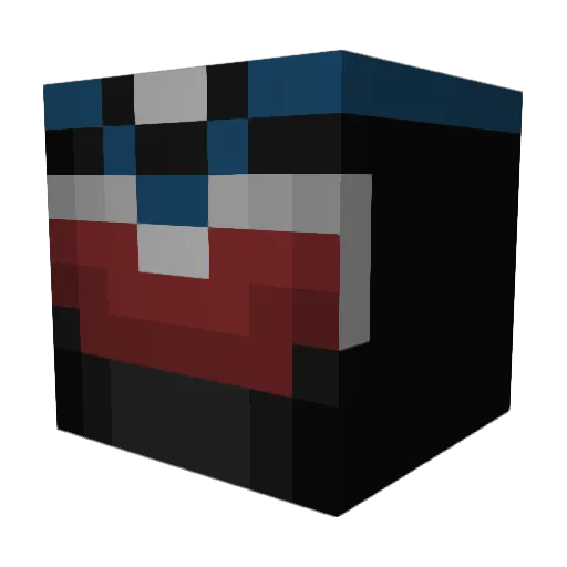 Jibarra Minecraft avatar head, 3D render