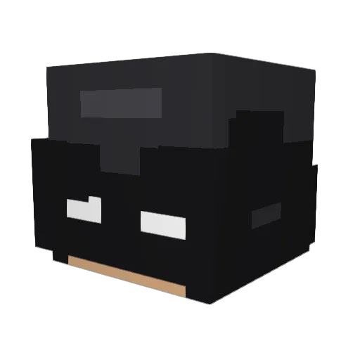 Jibb3rs Minecraft avatar head, 3D render