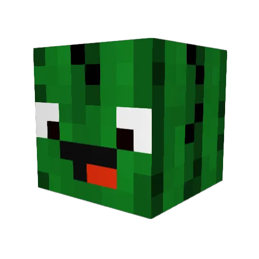 JibberJared Minecraft avatar head, 3D render