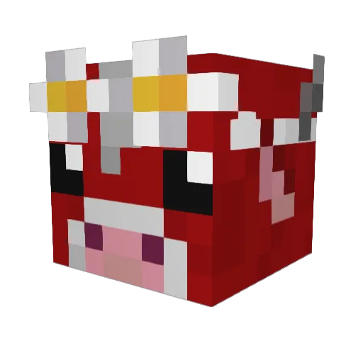 JibblySquibbly Minecraft avatar head, 3D render