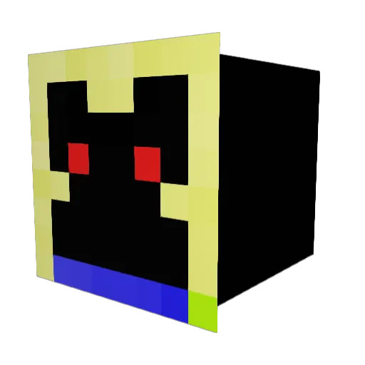 JibroGOV Minecraft avatar head, 3D render