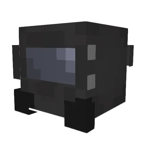 Jibush Minecraft avatar head, 3D render