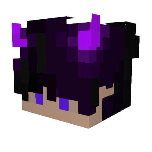 Jiclav Minecraft avatar head, 3D render
