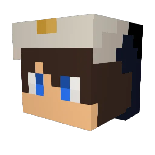 JieNee325 Minecraft avatar head, 3D render