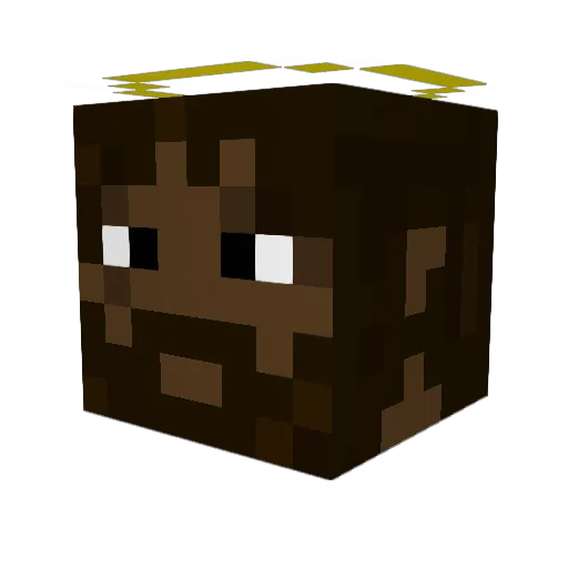 JiggerNesus Minecraft avatar head, 3D render