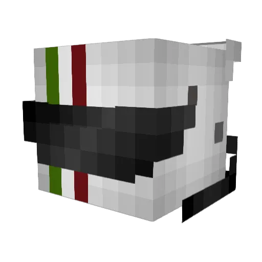 Jiggi1107 Minecraft avatar head, 3D render