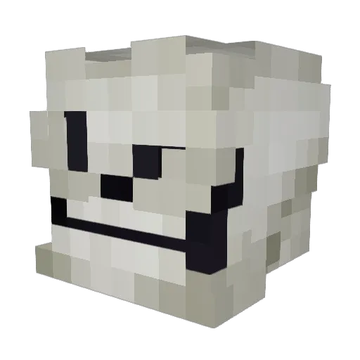 JiggliPippls Minecraft avatar head, 3D render