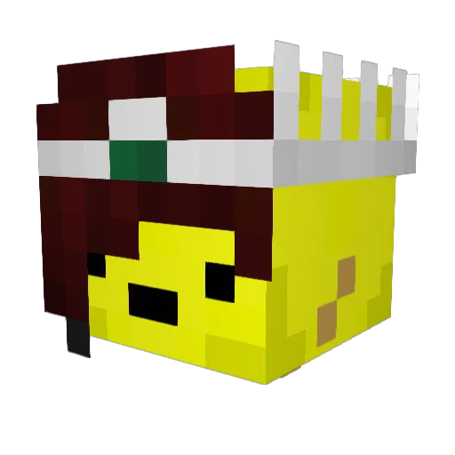 JigglyRobgster Minecraft avatar head, 3D render