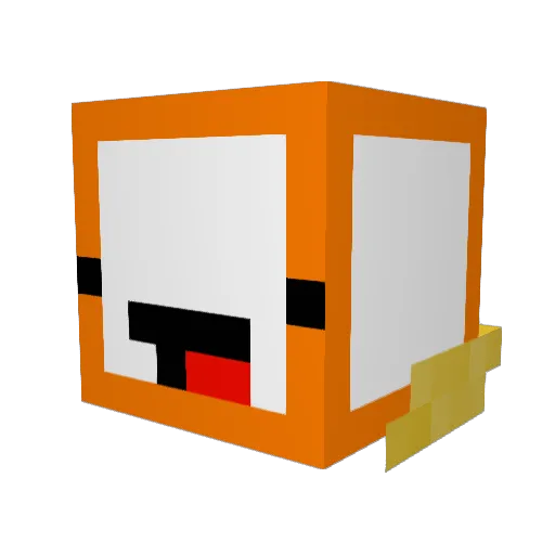 Jiggy_Cob Minecraft avatar head, 3D render