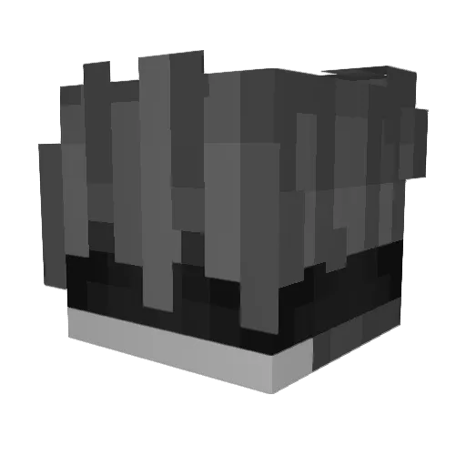 Jigku1 Minecraft avatar head, 3D render