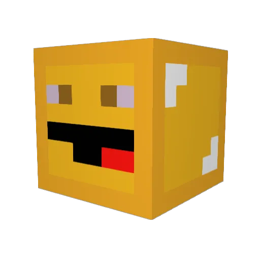 JigmeKL Minecraft avatar head, 3D render