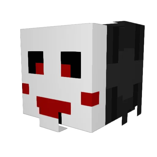 Jigsaw7 Minecraft avatar head, 3D render