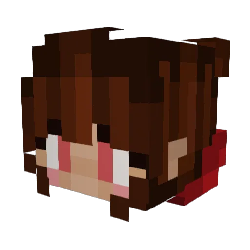 JigsawNZ Minecraft avatar head, 3D render