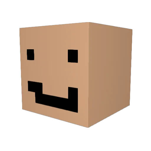 Jigsaw__ Minecraft avatar head, 3D render