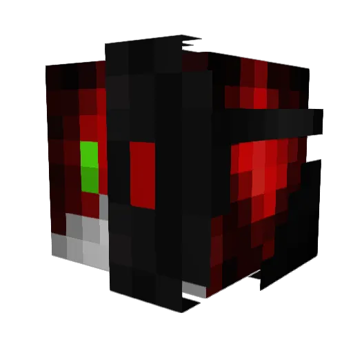 JiimmaX Minecraft avatar head, 3D render