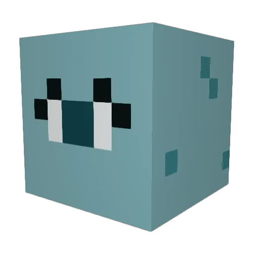 Jiinaaa Minecraft avatar head, 3D render