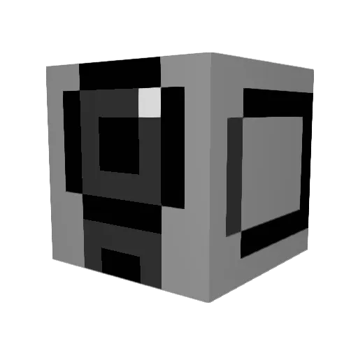 Jiiyasan Minecraft avatar head, 3D render