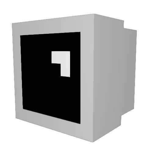 Jijii11 Minecraft avatar head, 3D render