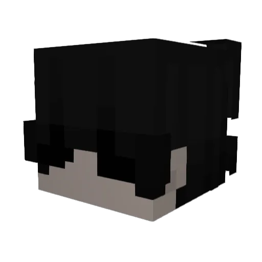 JikkuXD Minecraft avatar head, 3D render