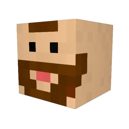 JilanoOo Minecraft avatar head, 3D render