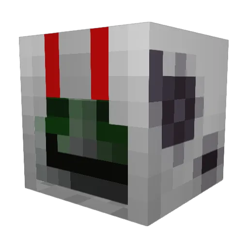 Jildarion Minecraft avatar head, 3D render