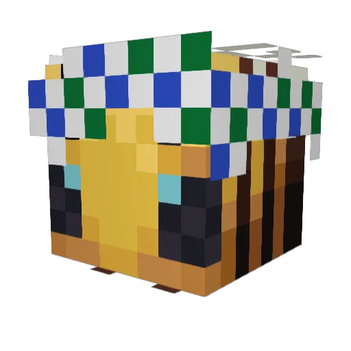 JillTheWise Minecraft avatar head, 3D render