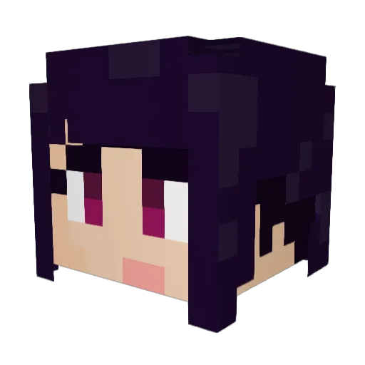 Jill_Jo Minecraft avatar head, 3D render