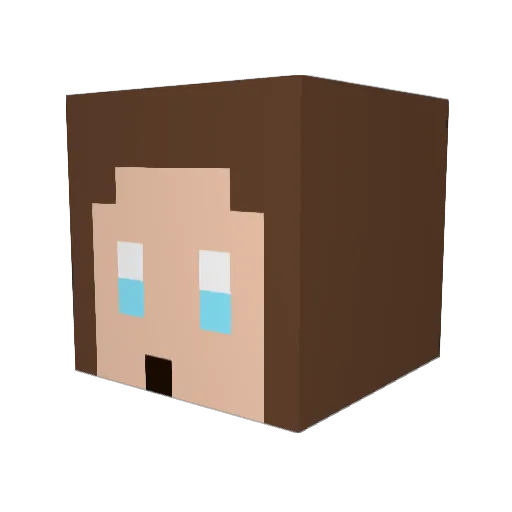 JimJamJaha4776 Minecraft avatar head, 3D render