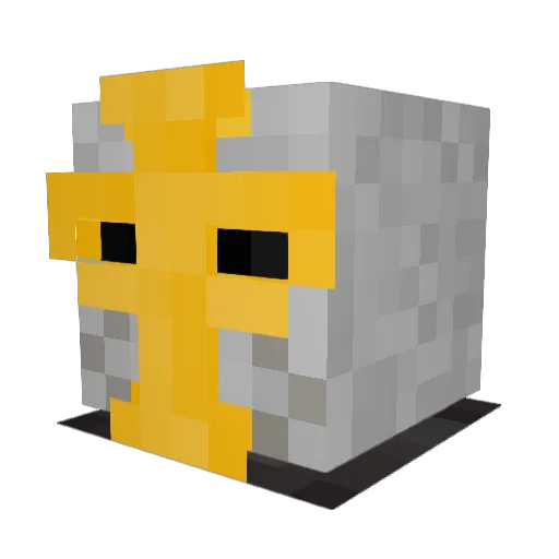 JimLew Minecraft avatar head, 3D render