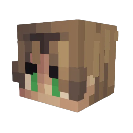 Jim_othy_ Minecraft avatar head, 3D render