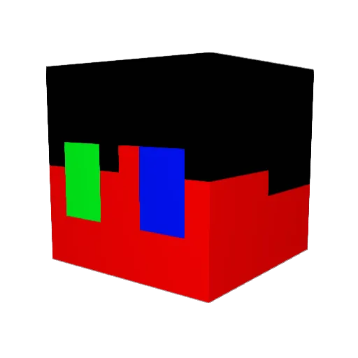 Jiman_1 Minecraft avatar head, 3D render