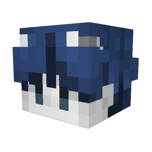 Jimbleish Minecraft avatar head, 3D render