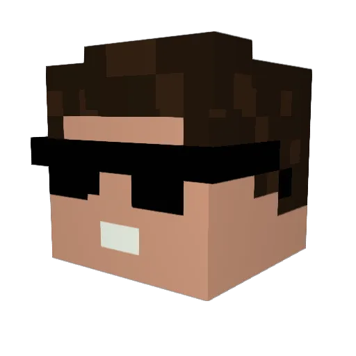 Jimbo160099 Minecraft avatar head, 3D render