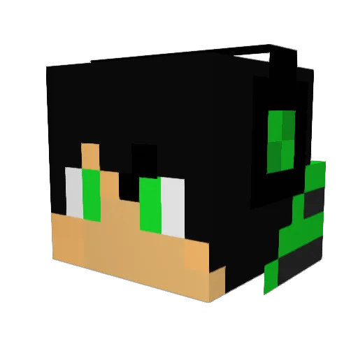 JimboRedneck Minecraft avatar head, 3D render