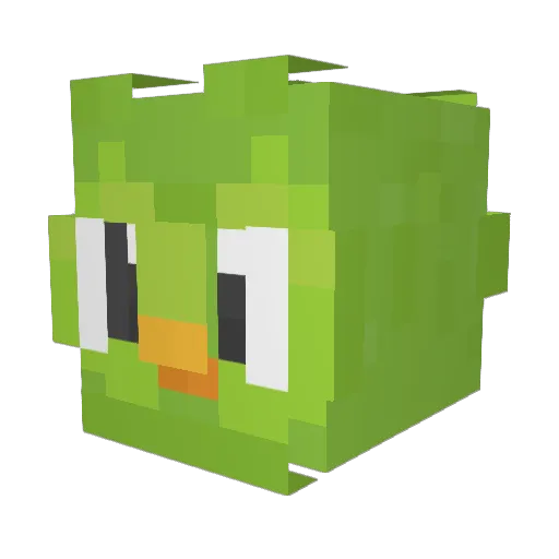 Jimbob_G Minecraft avatar head, 3D render