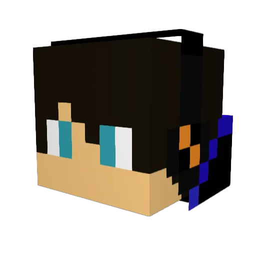 Jimerton Minecraft avatar head, 3D render