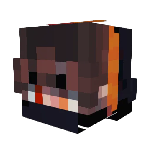 Jimhan1129 Minecraft avatar head, 3D render