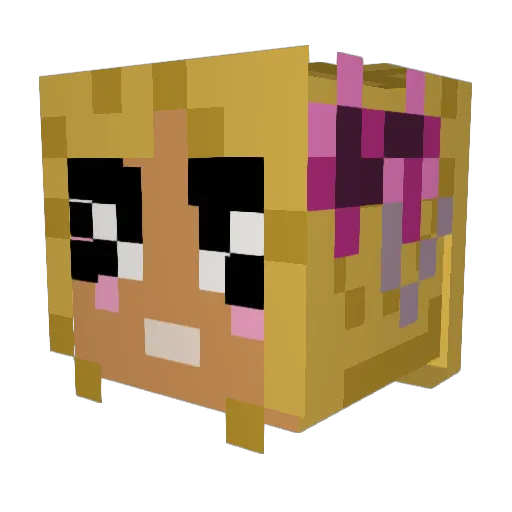 Jimin570 Minecraft avatar head, 3D render