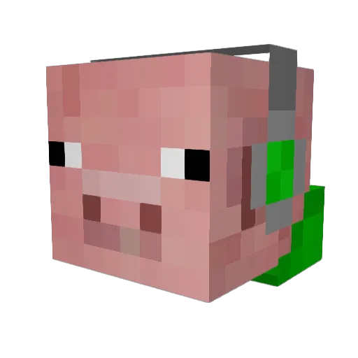 Jimin_1069 Minecraft avatar head, 3D render