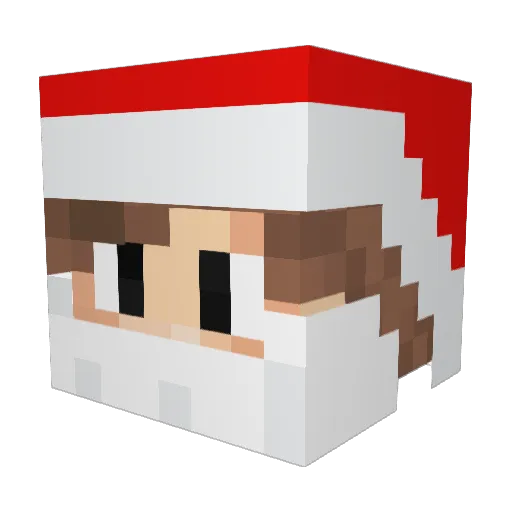 Jimini0302 Minecraft avatar head, 3D render